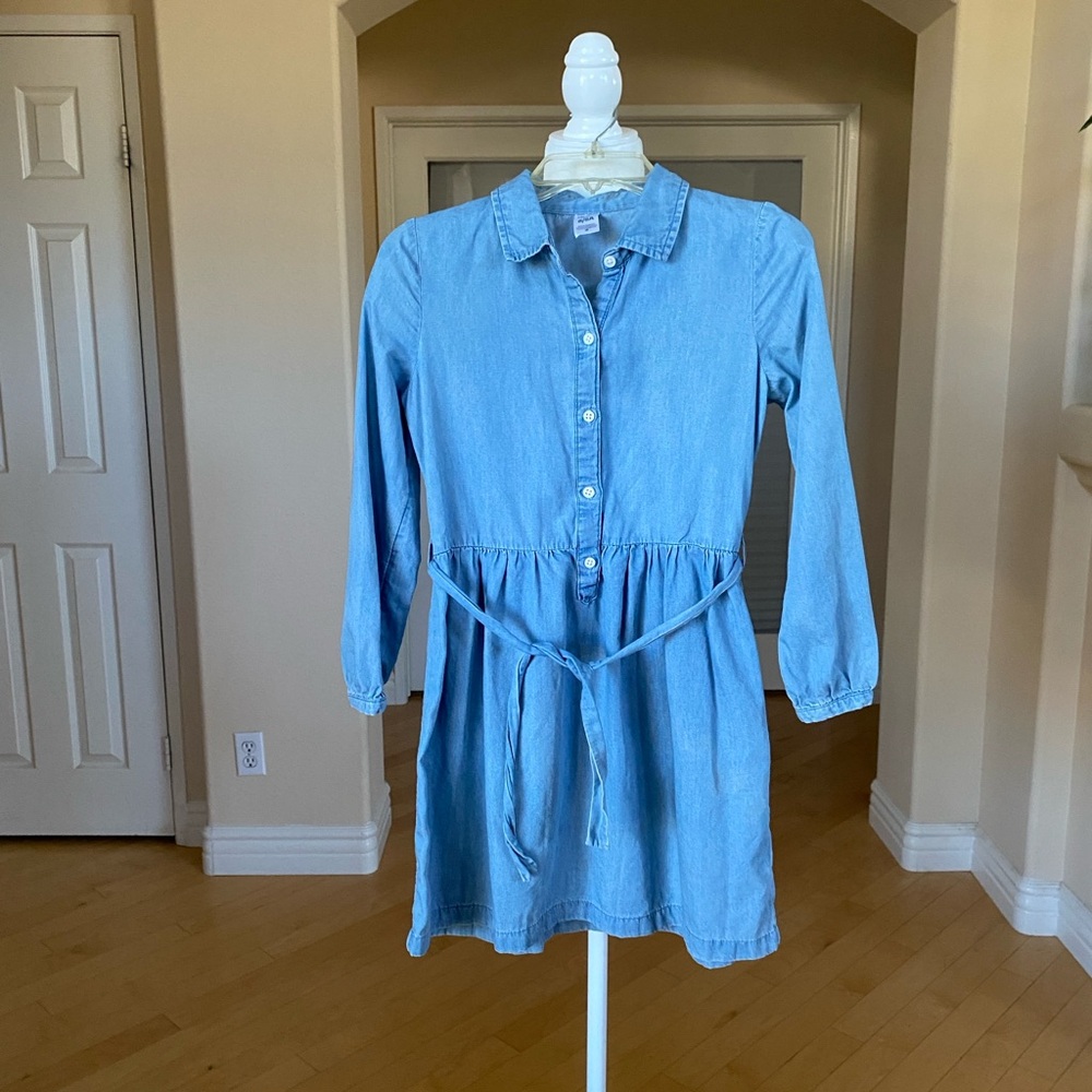 Carter's Kid Blue Denim Casual Dress